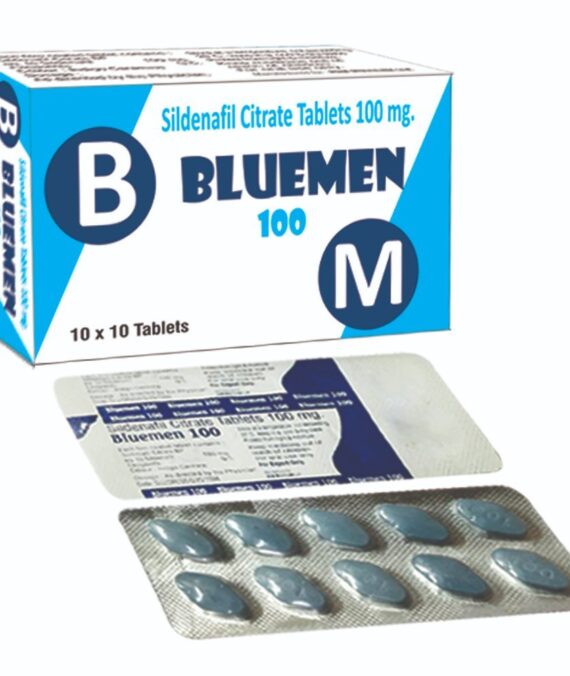 Bluemen 100Mg Tablet (Sildenafil Citrate 100mg)