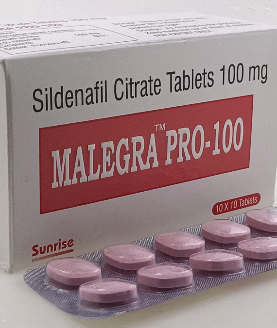 Malegra Pro 100mg Tablet (Sildenafil Citrate 100mg)
