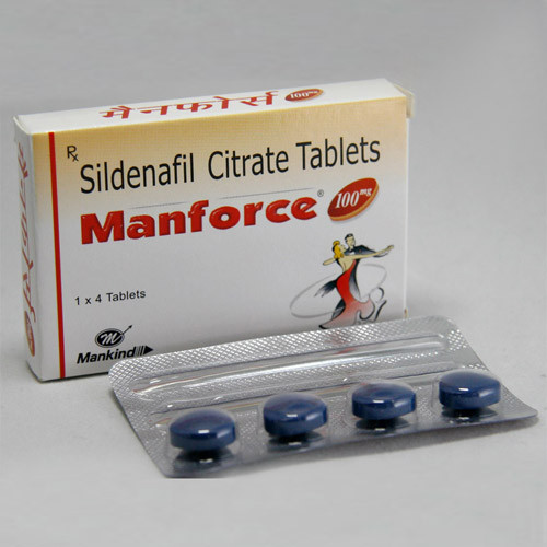 Manforce 100mg Tablet (Sildenafil Citrate)