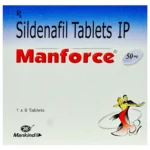 Manforce 50mg Tablet (Sildenafil Citrate)