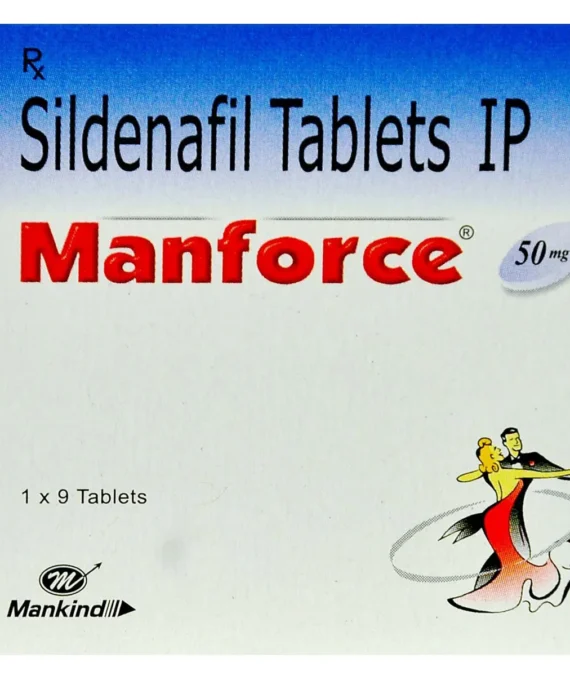 Manforce 50mg Tablet (Sildenafil Citrate)