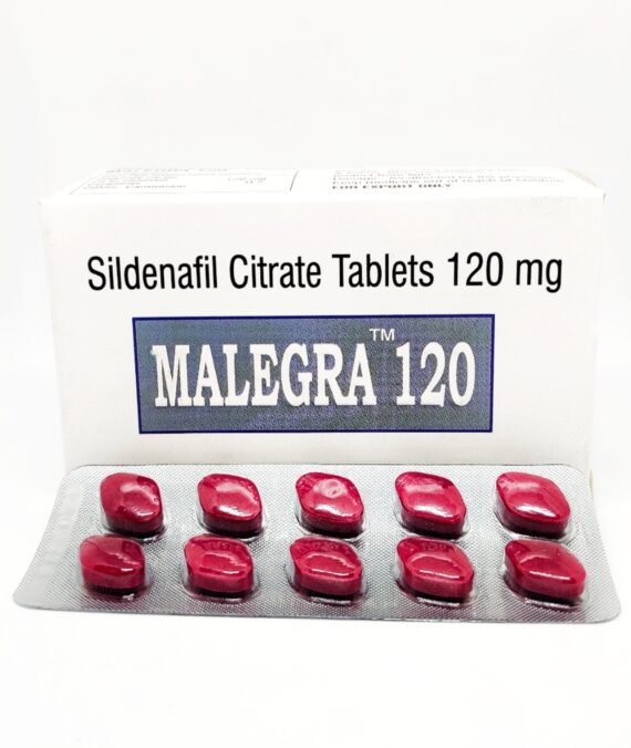 Malegra 120mg Tablet (Sildenafil Citrate)