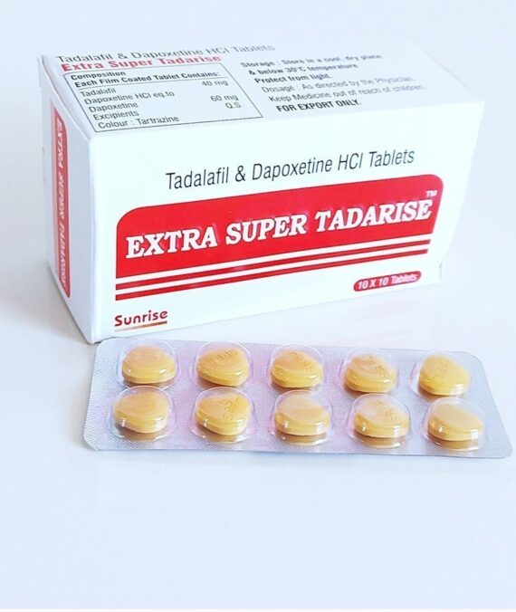 Extra Super Tadarise Tablet (Tadalafil/Depoxetine)