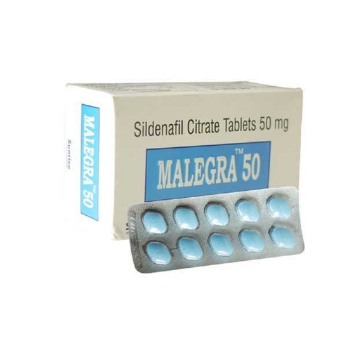 Malegra 50mg Tablet (Sildenafil Citrate 50mg)