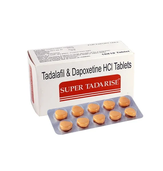 Super Tadarise Tablet (Tadalafil 20mg/Depoxetine 60mg)