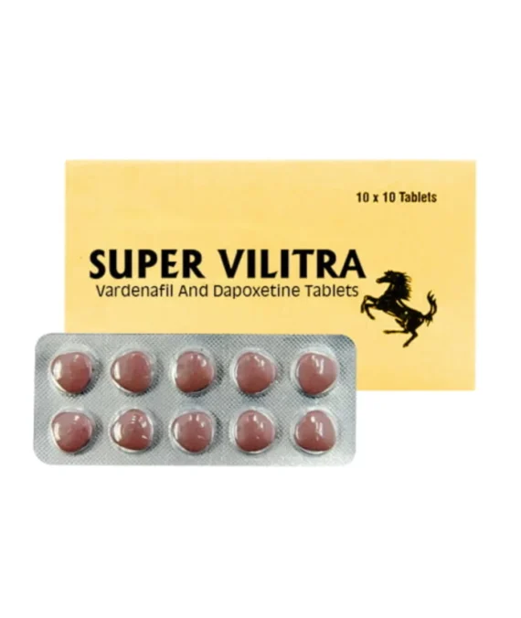 Super Vilitra 20mg/60mg Tablet (Vardenafil/Dapoxetine)