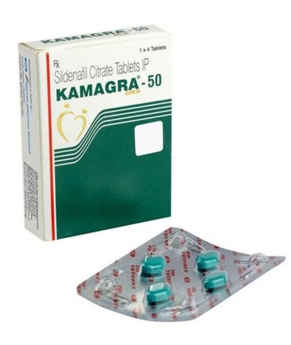 Kamagra Gold 50mg Tablet (Sildenafil Citrate)